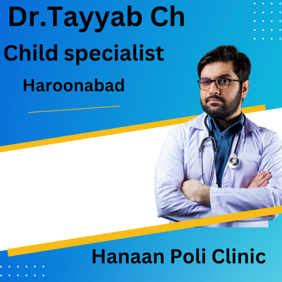 With years of hands-on experience, Dr. Muhammad Tayyab Ch specializes in diagnosing, treating, and preventing illnesses in children of all ages.